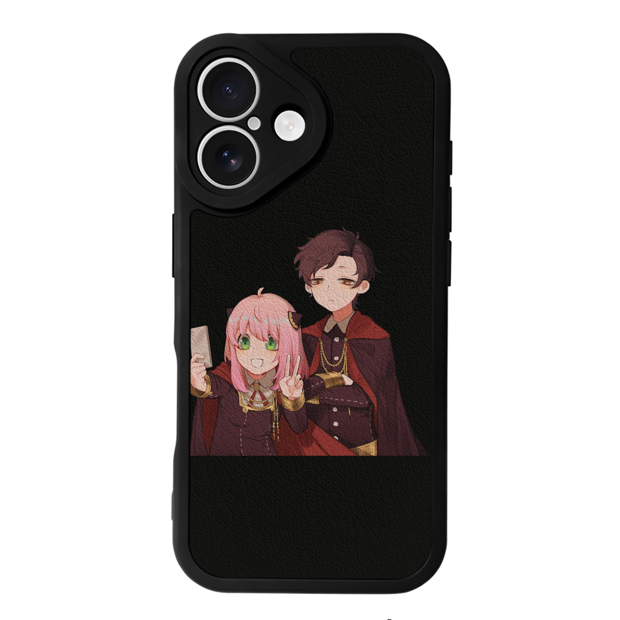 （画像用） SPY×FAMILY间谍家家酒 【iPhone 16シリーズ対応】シリコンスマホケース（レザー調） 材質：シリコン